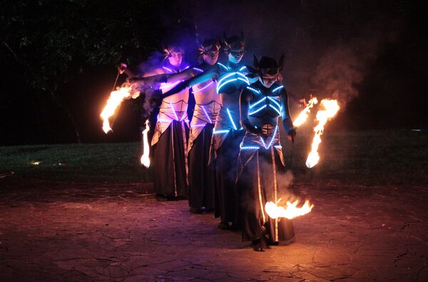 group feuershow