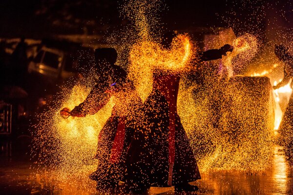 Hochzeit feuershow