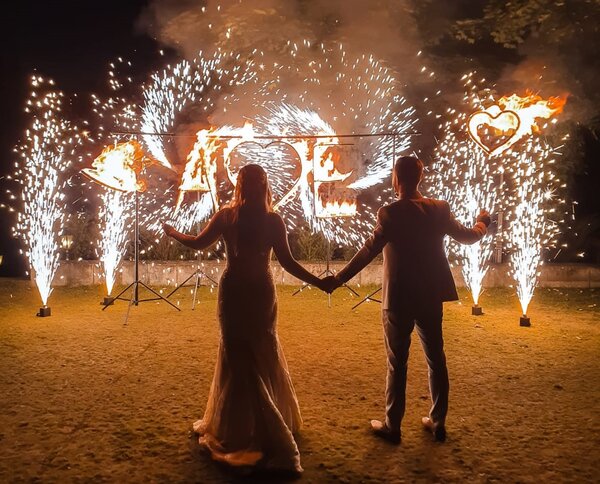 hochzeit fireshow